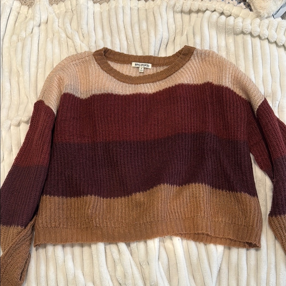 Striped Knit Sweater
